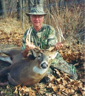 Samuels with white-tailed deer in Ohio